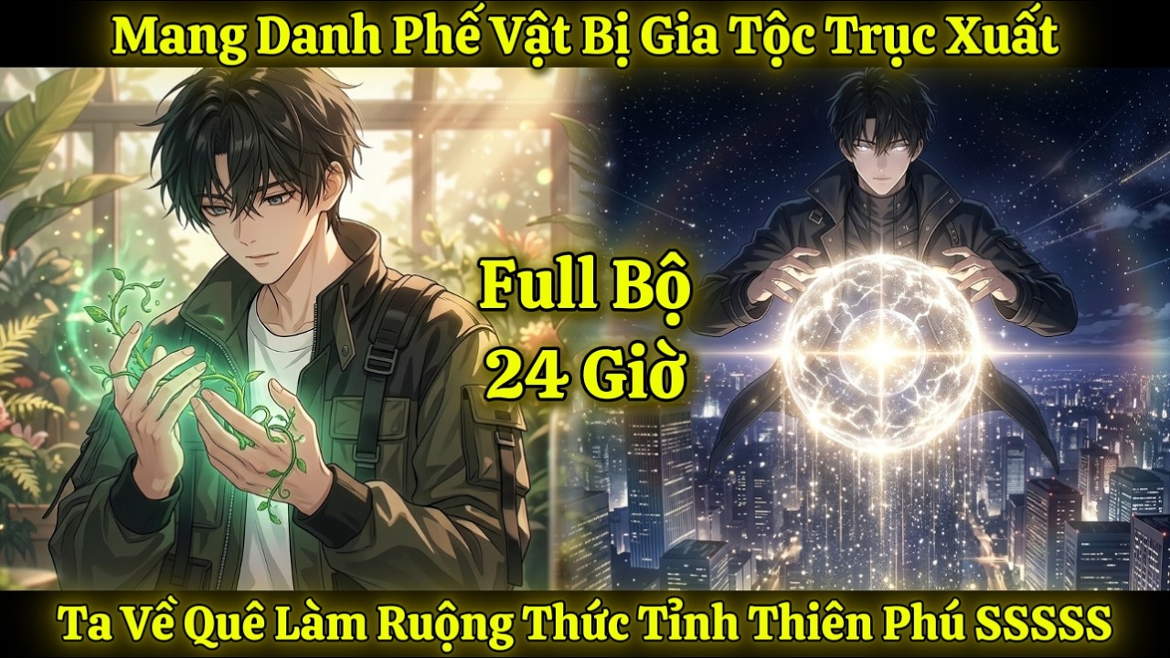 Mang Danh Phế Vật Bị Gia Tộc Trục Xuất, Ta Về Quê Làm Ruộng Thức Tỉnh Thiên Phú SSSSS | Full 24 Giờ