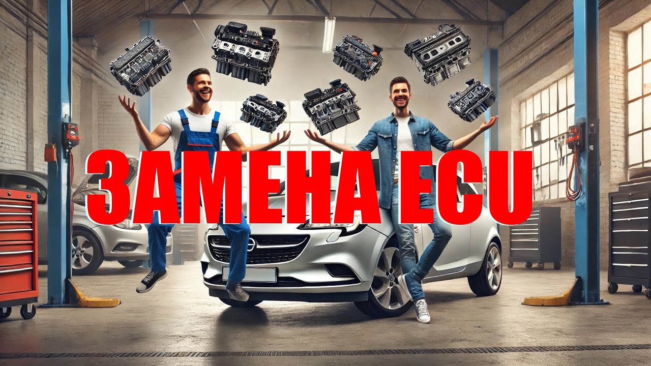 Opel corsa C замена блока управления двигателя. Пошагово весь процесс.