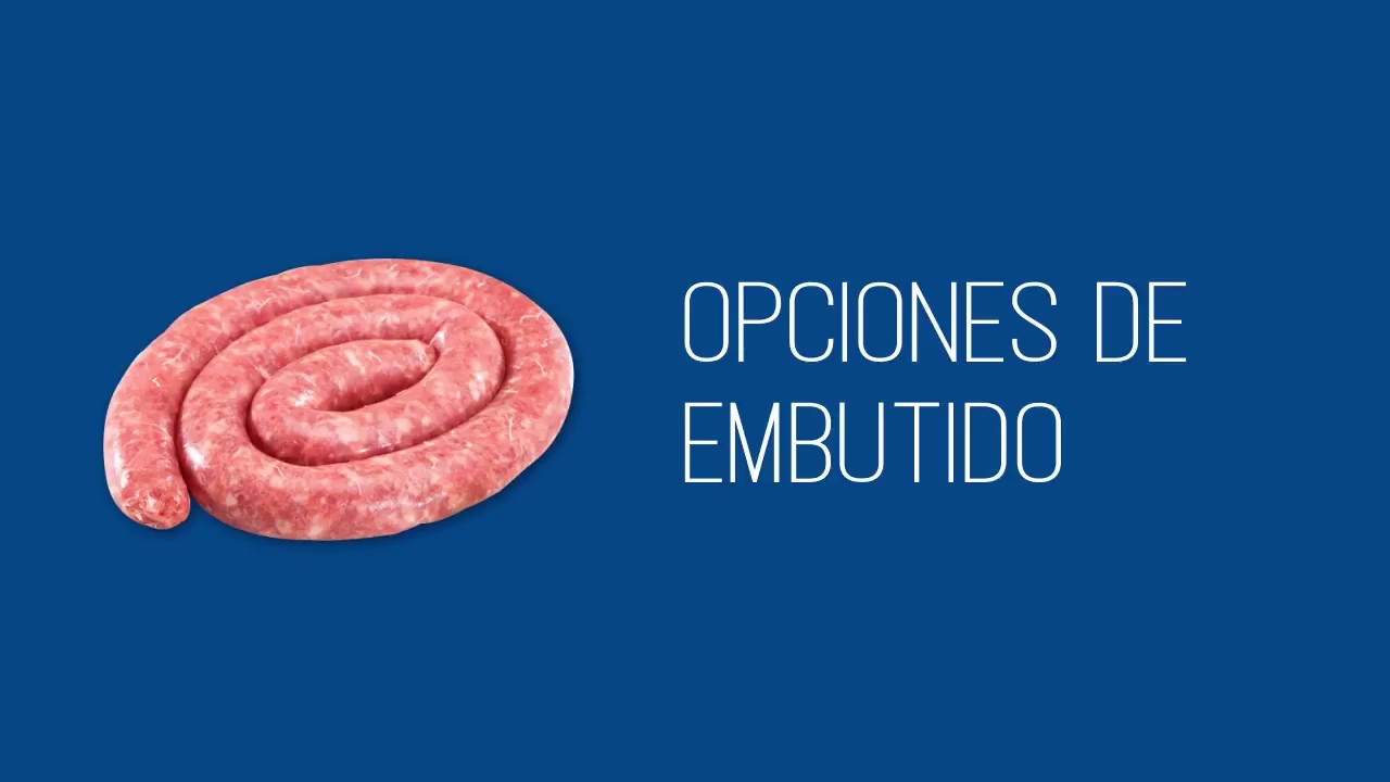 Opciones de embutido