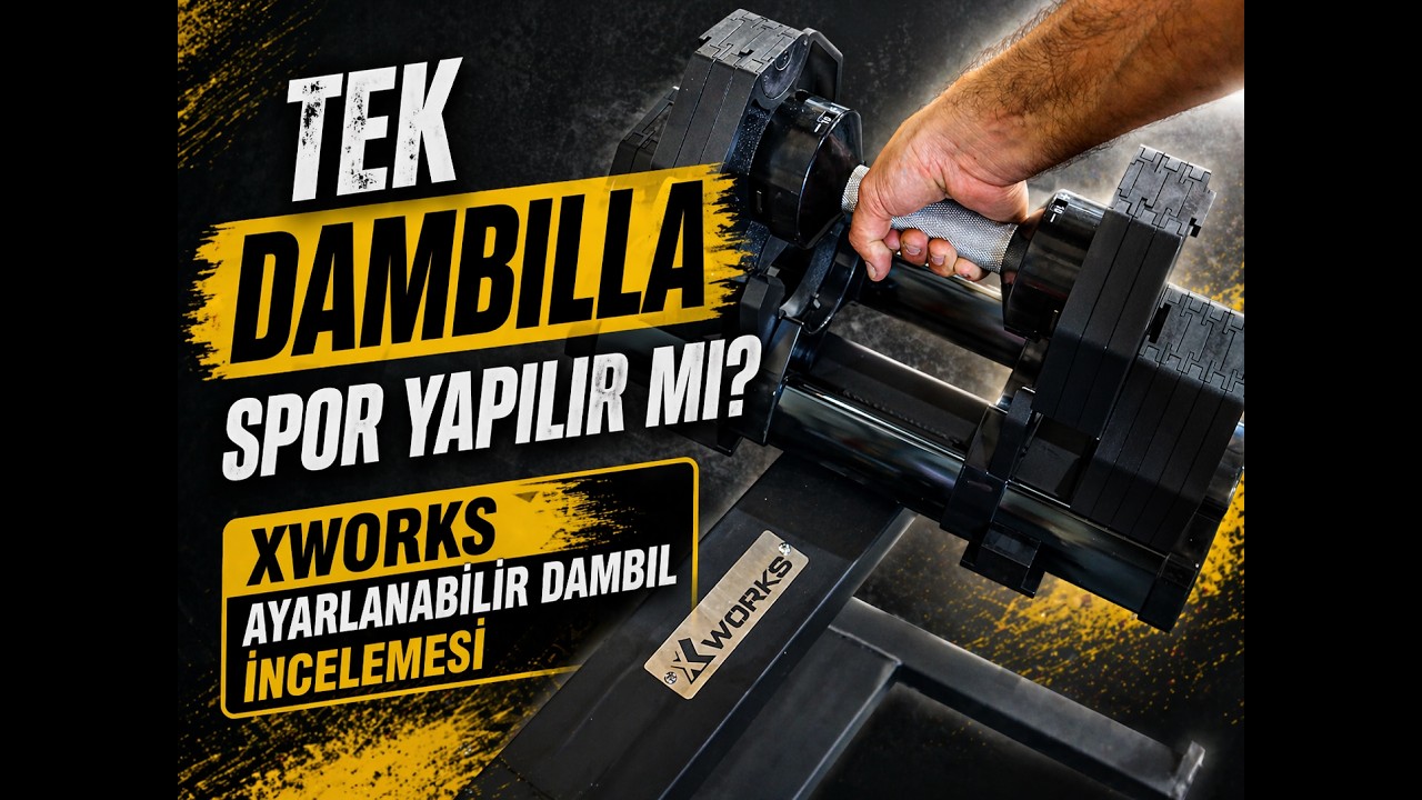 YENİ NESİL DAMBIL! Xworks Ayarlanabilir Dambıl İncelemesi I Evde Tek Ekipmanla Spor Yapmak?