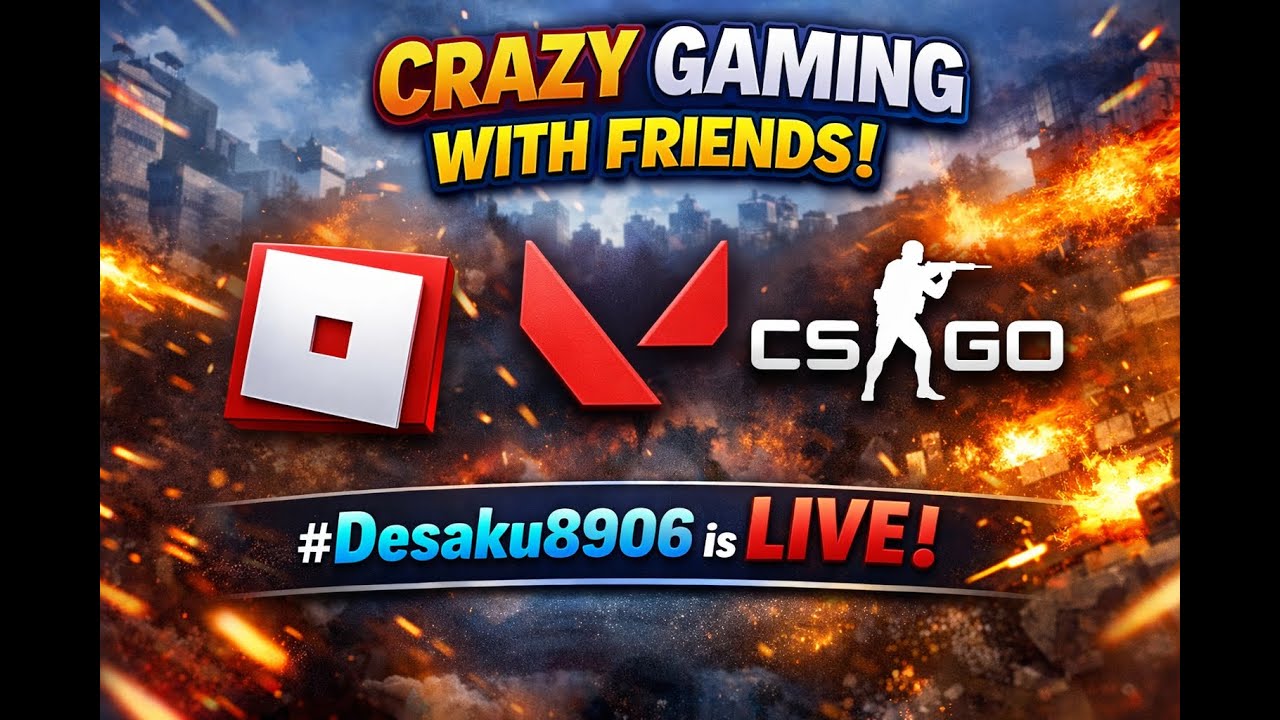 Just Vibing & Playing Random Games With Friends.