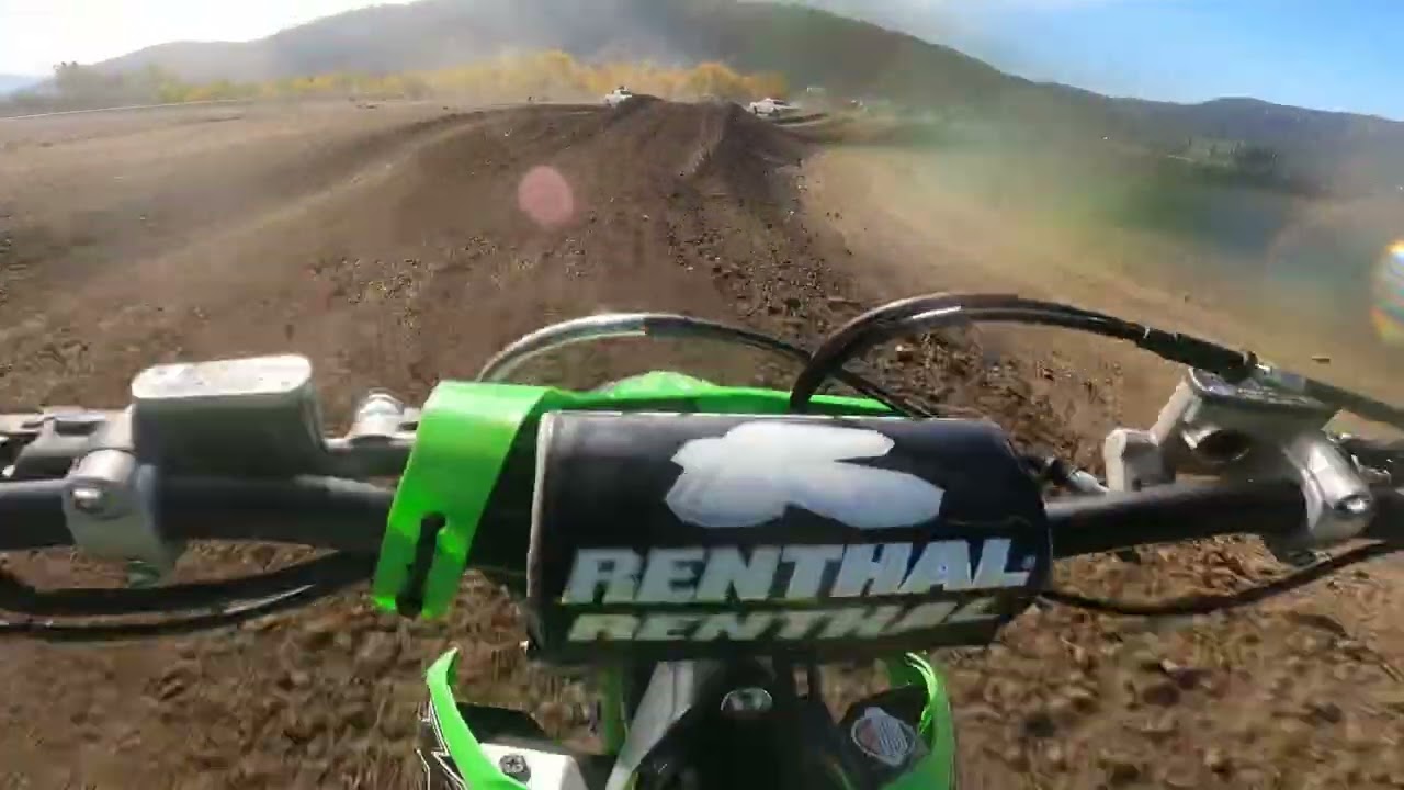 Fox raceway motocross main track. Kawasaki 250f