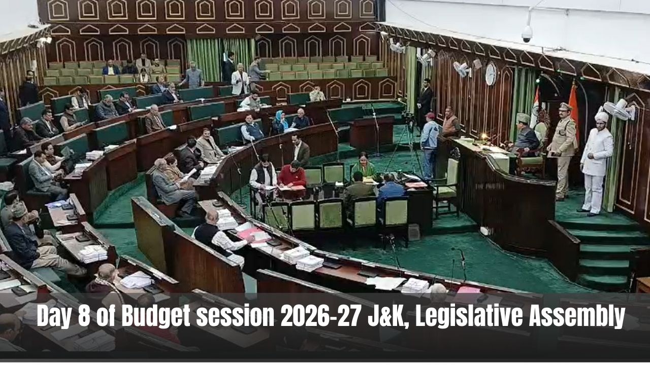 Day 8 of Budget session 2026-27 J&K, Legislative Assembly | JK News Today
