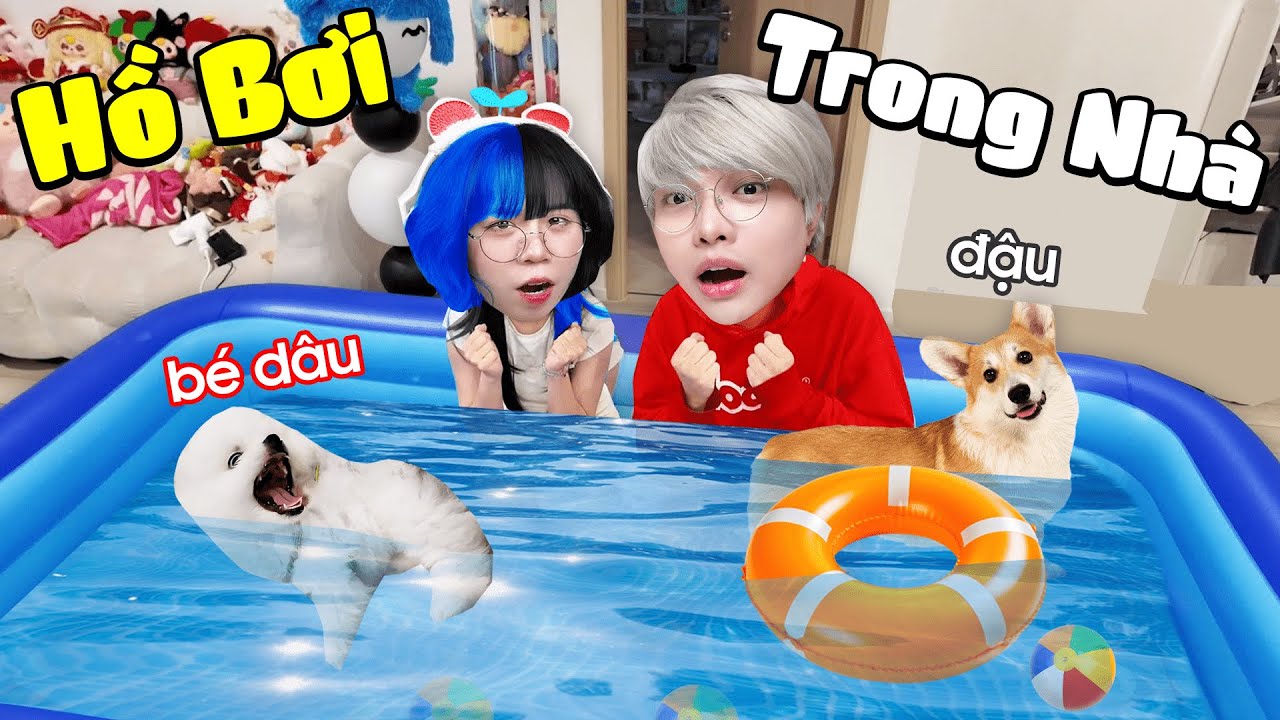 🏊 Tui Và Simmy Xây HỒ BƠI TRONG NHÀ SIÊU KHỔNG LỒ - con dâu thích lắm