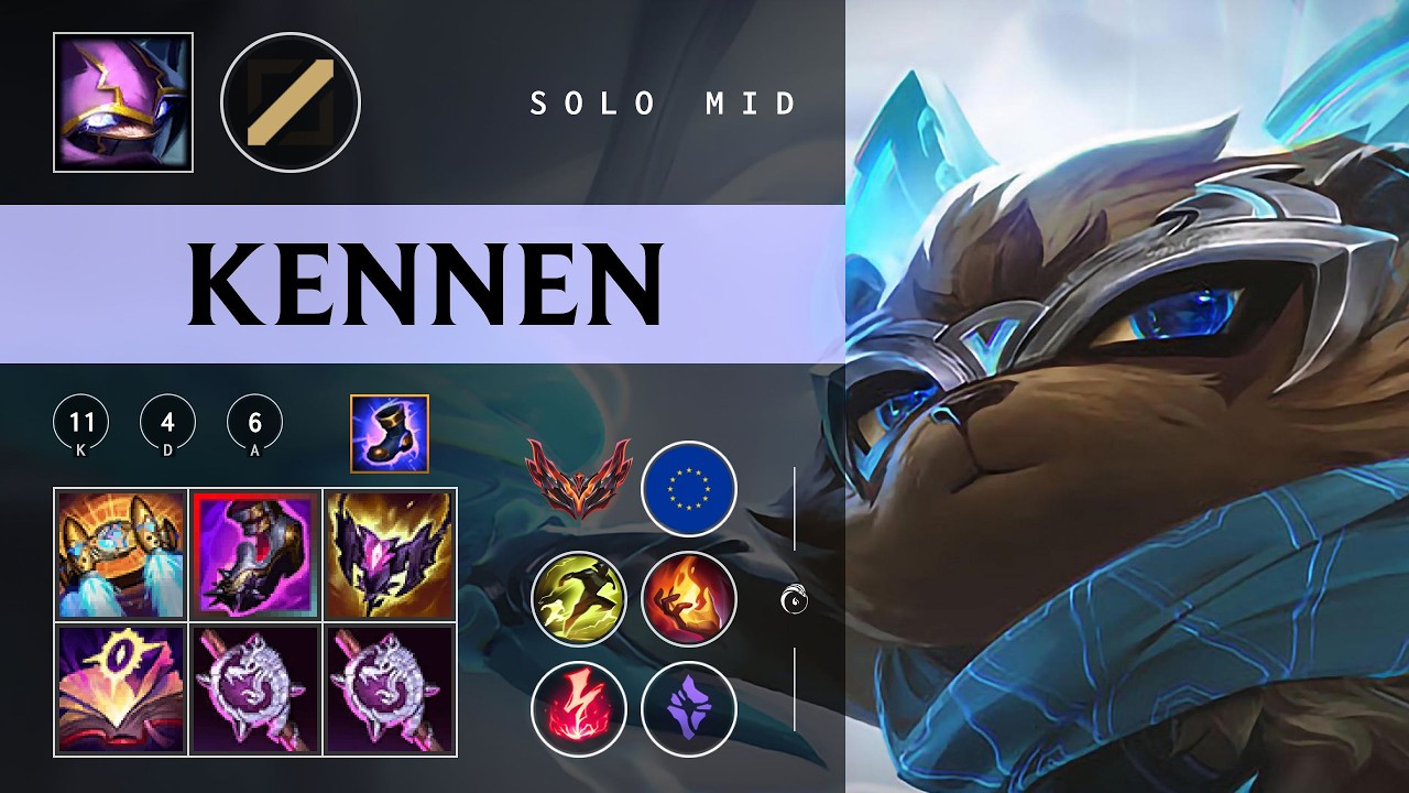 Kennen Mid vs Katarina - EUW Grandmaster Patch 26.04