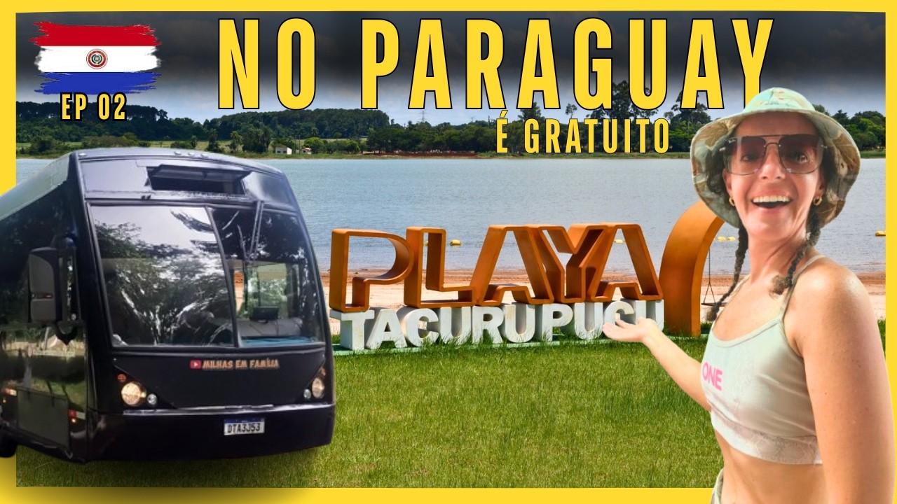 T2-EP47 Não ACREDITAMOS no que ENCONTRAMOS no PARAGUAY. PARQUE TACURUPUCU é APOIO para MOTORHOME.