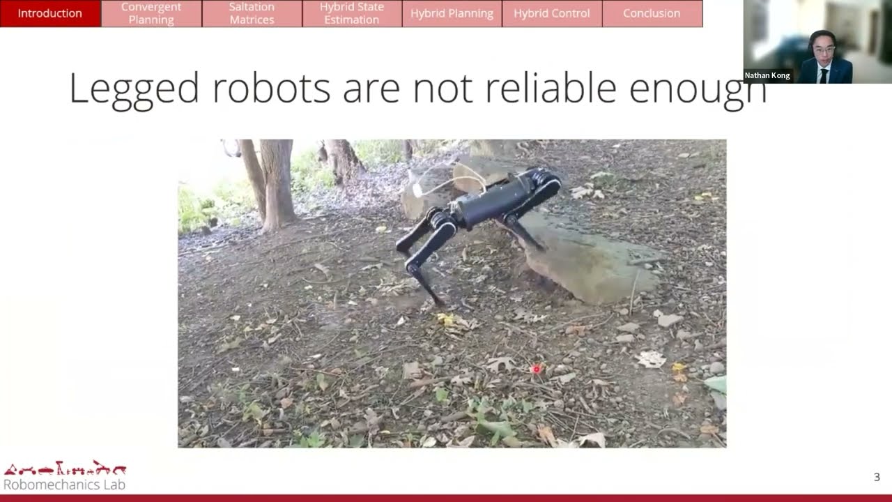 Increasing the reliability of legged robots in the presence of uncertainty
