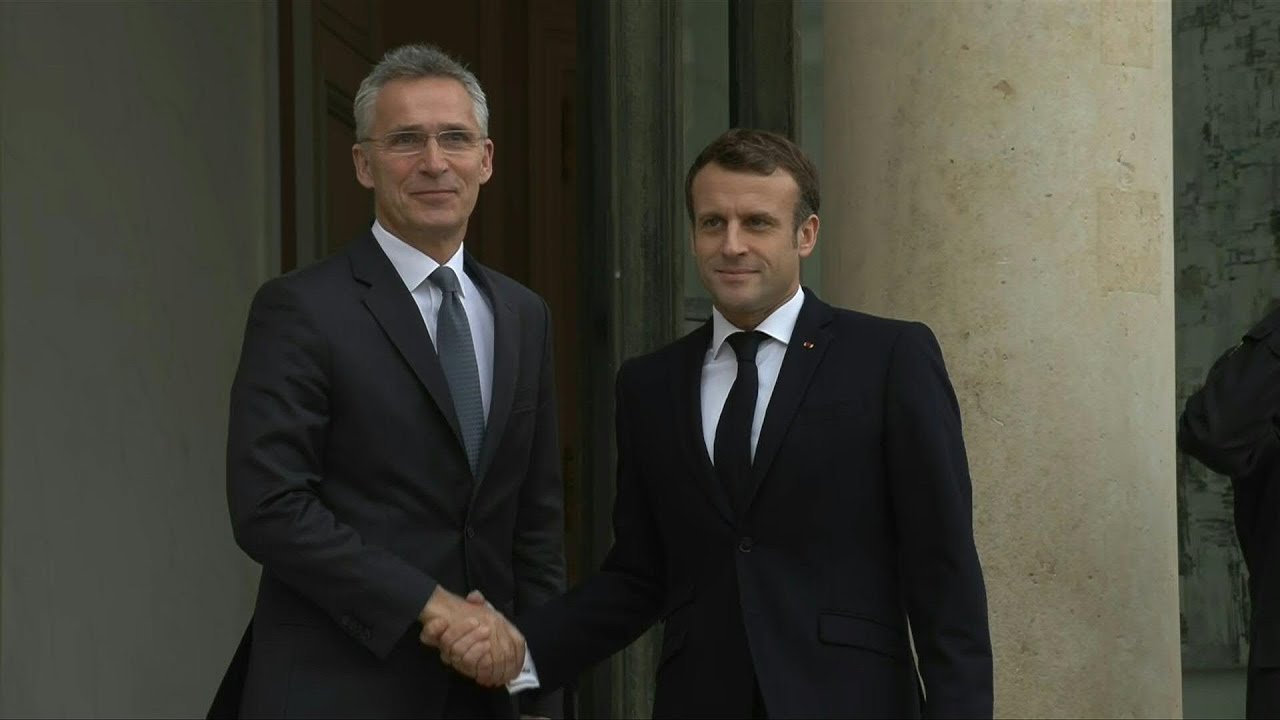 France's Macron meets with NATO chief Jens Stoltenberg in Paris | AFP