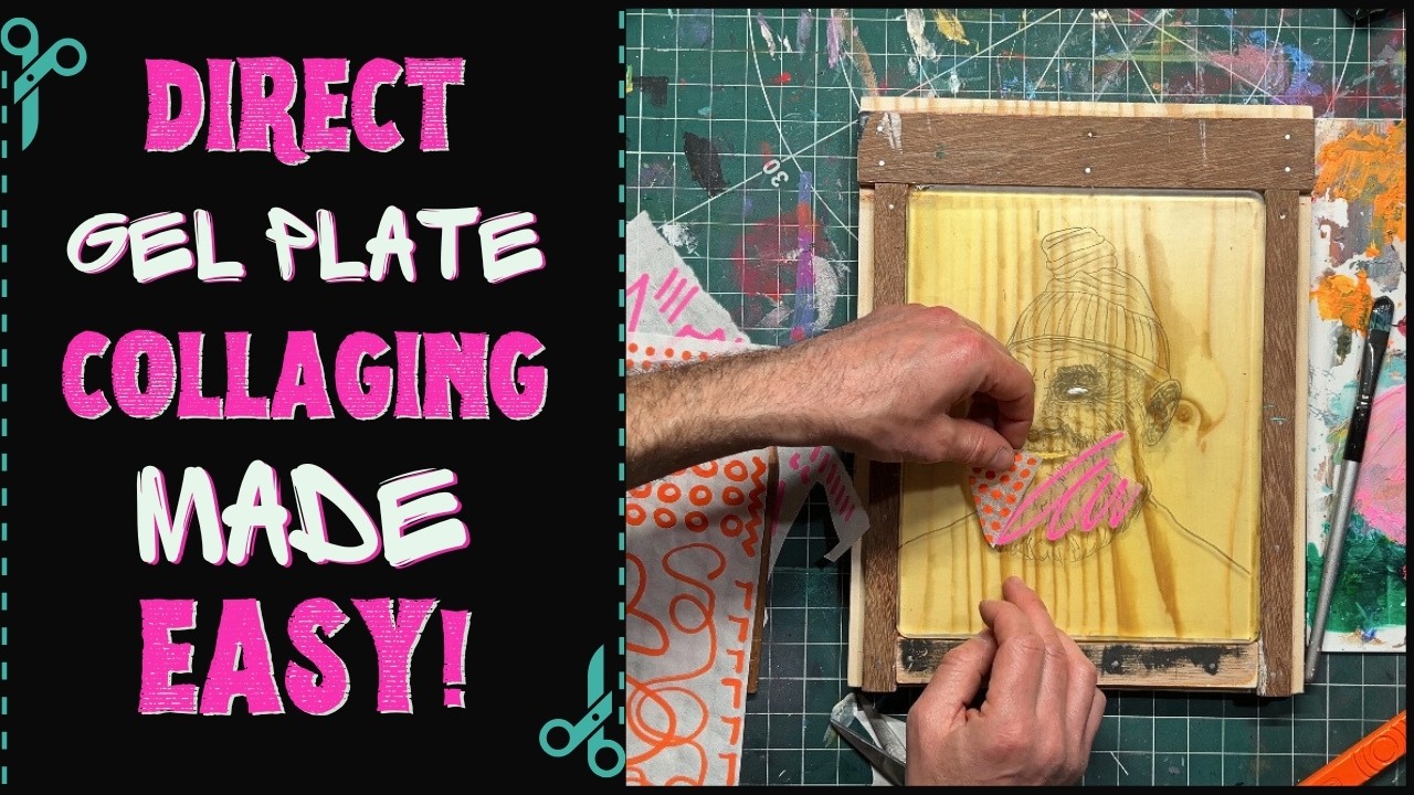 Make Amazing Collage Prints with Gel Plates!
