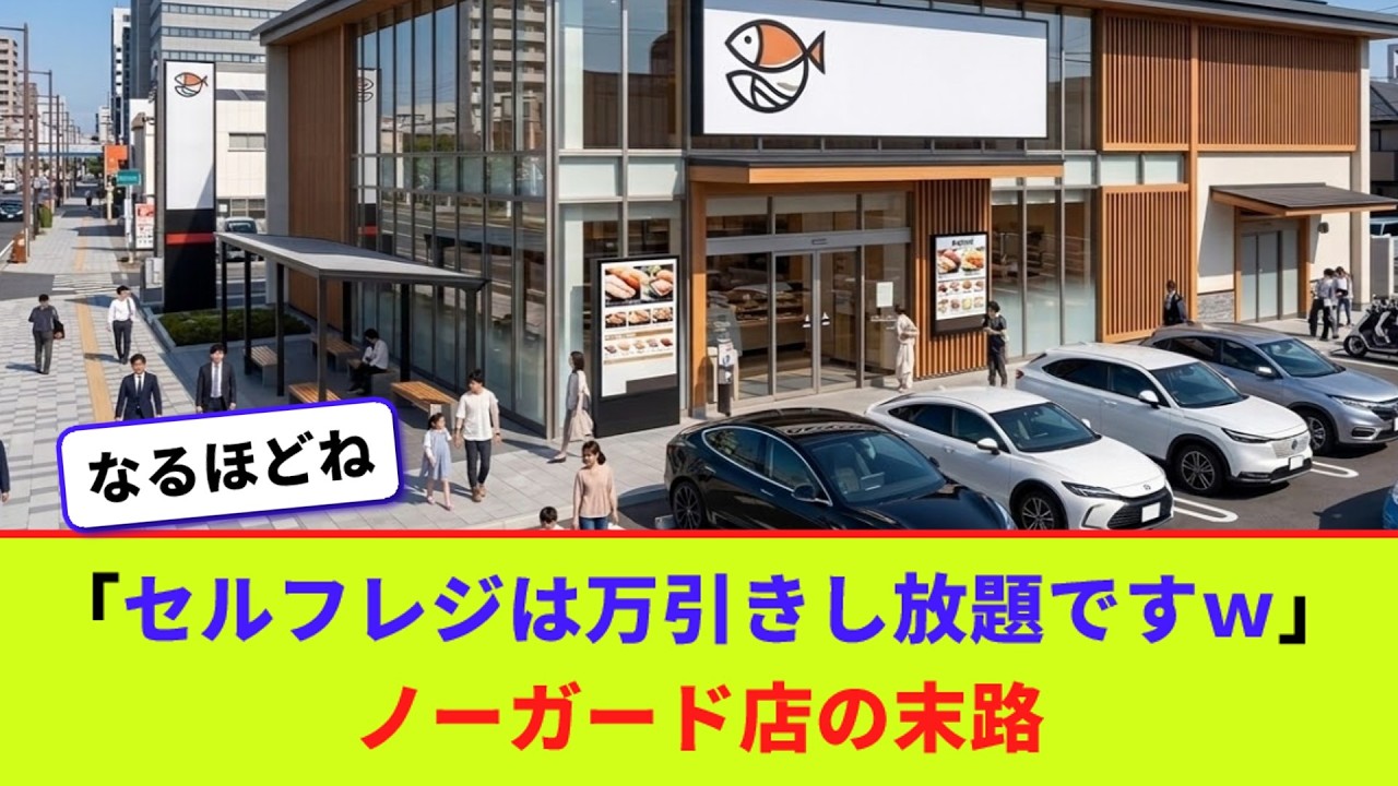 「セルフレジは万引きし放題ですｗ」　ノーガード店の末路【2chまとめ】【2chスレ】【5chスレ】