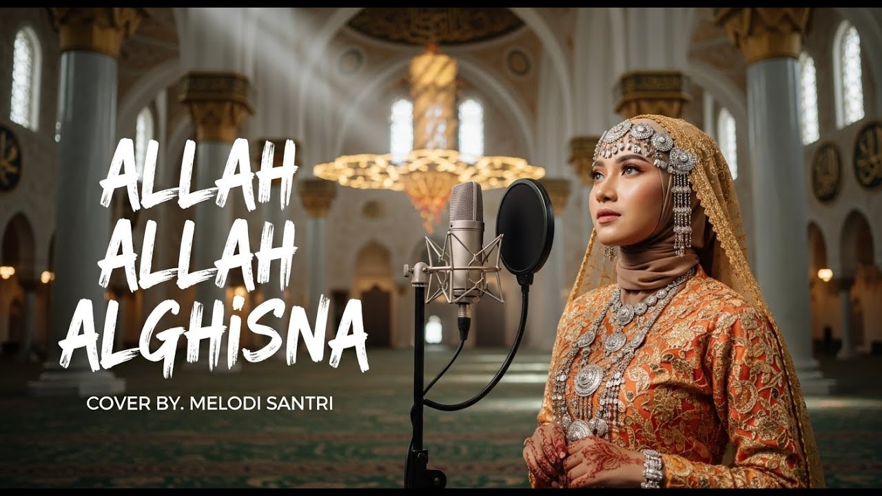 Allah Allah Aghisna Nazwa Maulidia Cover Musik Arab | Dzikir Doa Syahdu Nuansa Timur Tengah 🤍