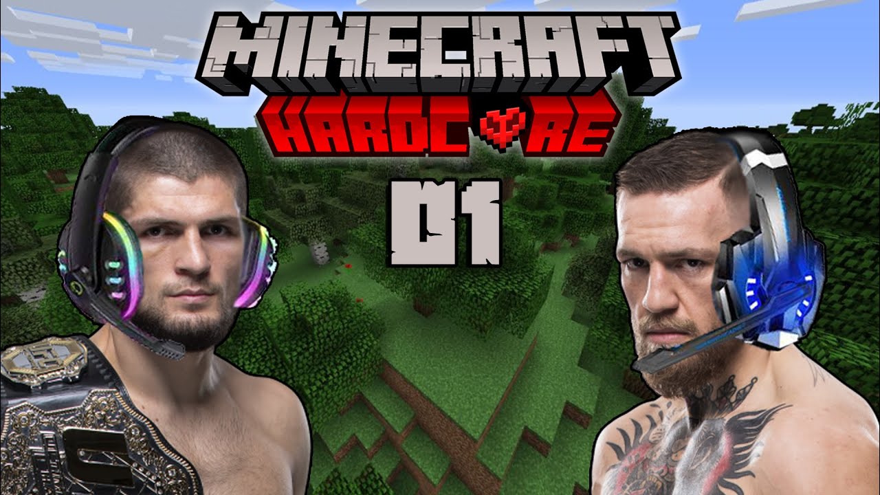 UFC Fighters play Minecraft 01