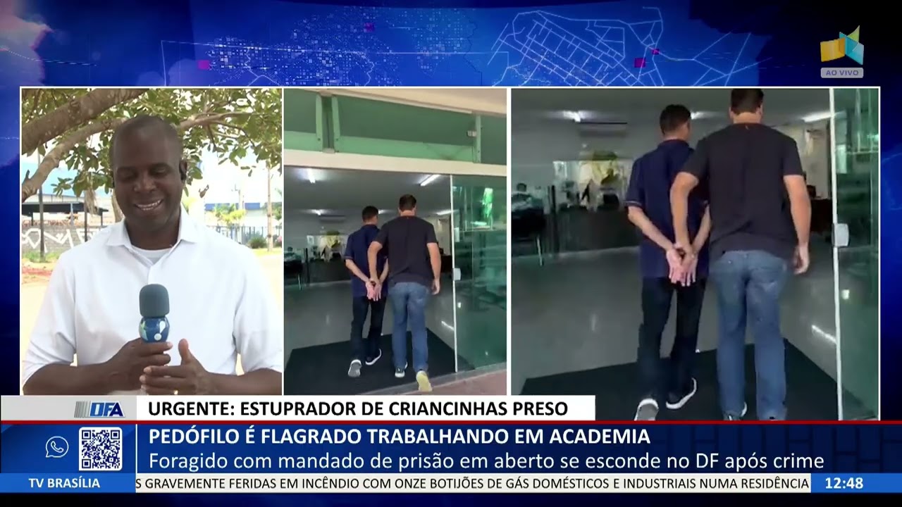 DF ALERTA - Pedófilo é flagrado trabalhando em academia