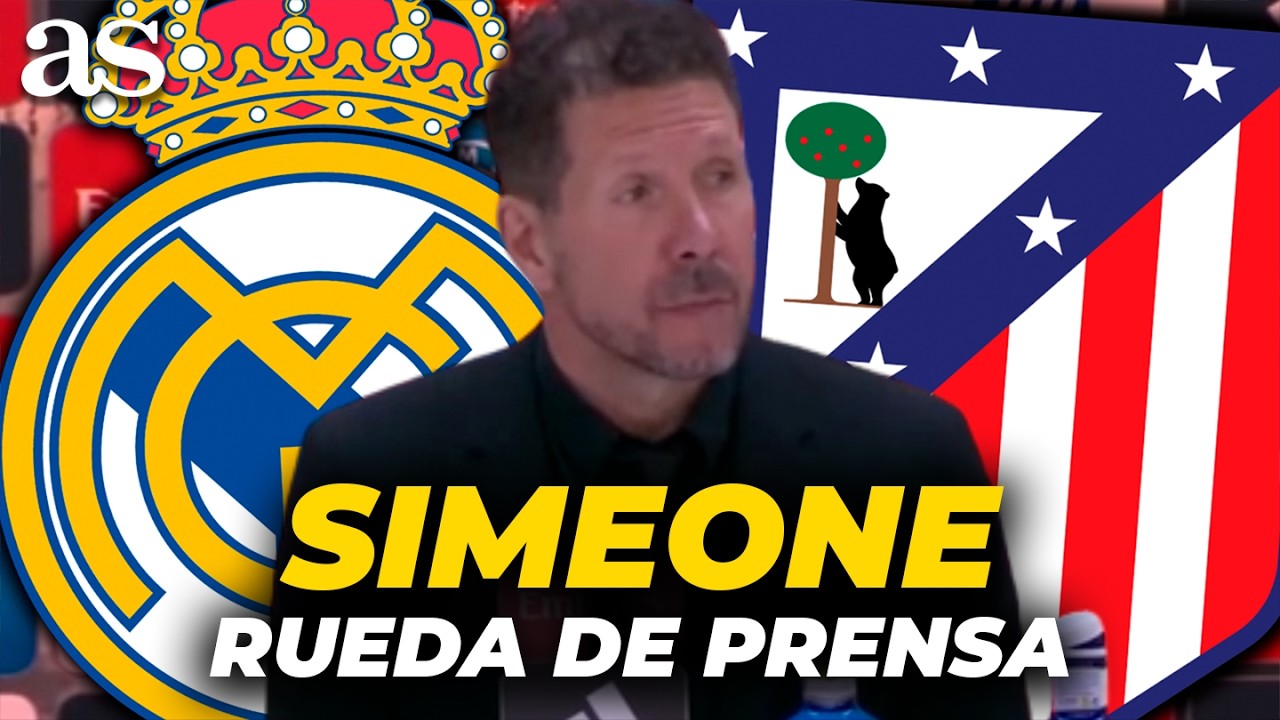 DIEGO PABLO SIMEONE, RUEDA de PRENSA completa tras el REAL MADRID 3 - 2 ATL&Eacute;TICO y la POL&Eacute;MICA