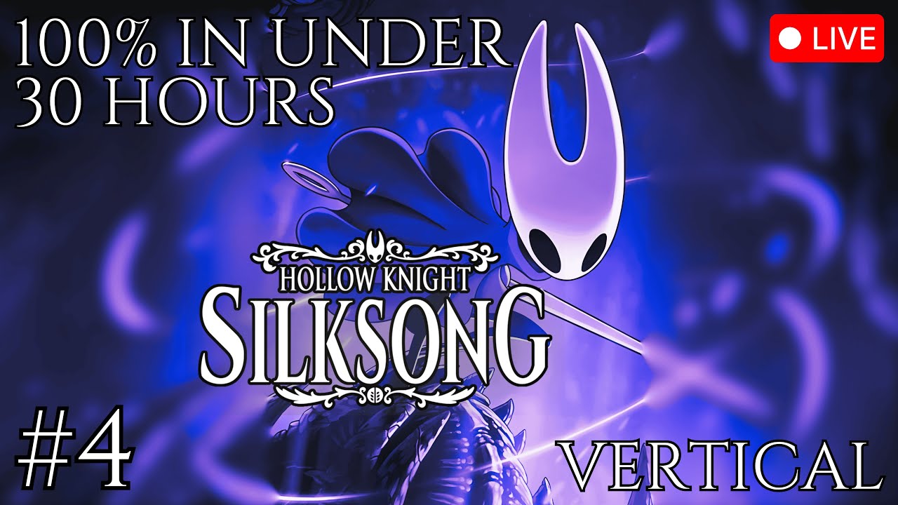 🔴 Hollow Knight: Silksong | Speed Completion - 100% in Under 30 Hours | (Vertical) #Shorts