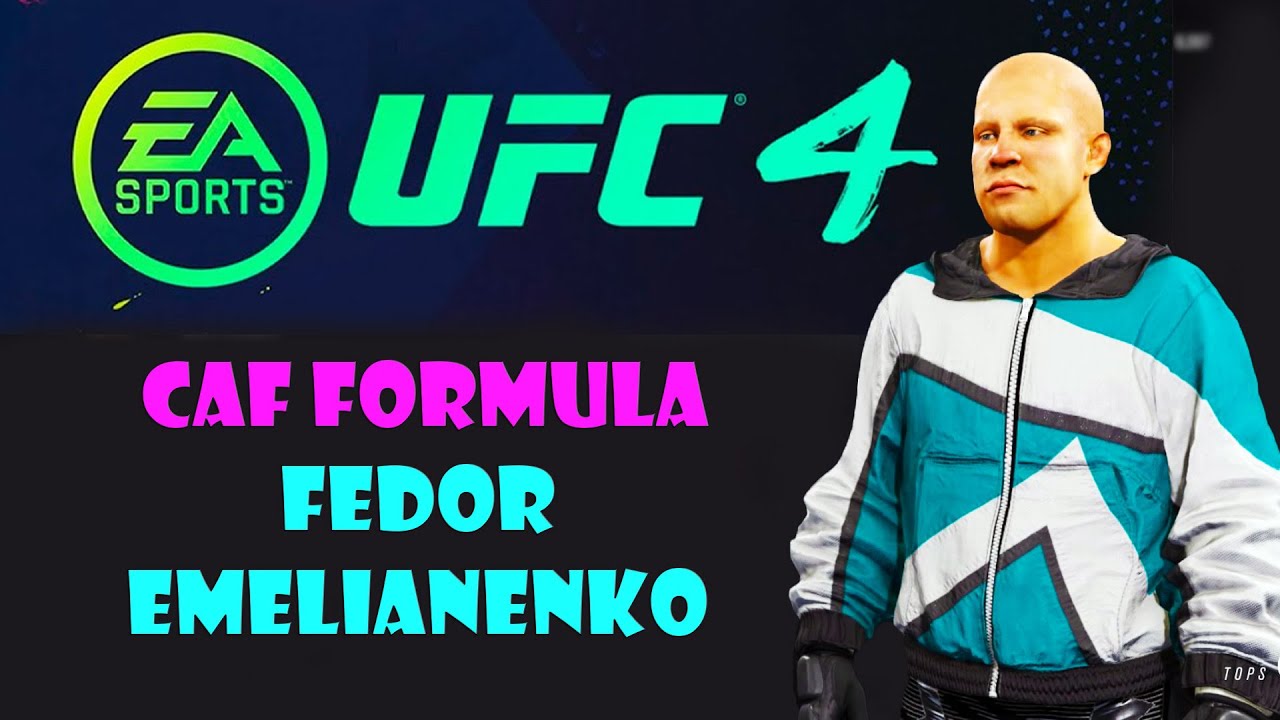 CAF FORMULA-How to make Fedor Emelianenko UFC 4-Subscribe to the channel✔(EA Sports UFC 4) PS 5 PS 4