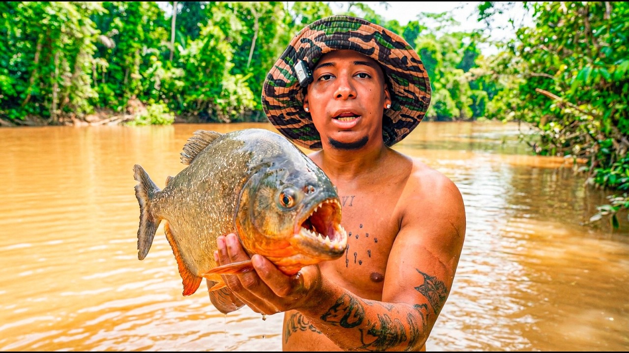 ENTRÉ AL RÍO DE LAS PIRAÑAS CON UNA TRIBU Y ESTO PASÓ..