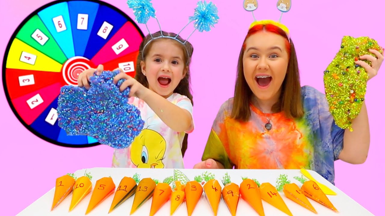 Ruby and Bonnie Mystery Slime Challenge
