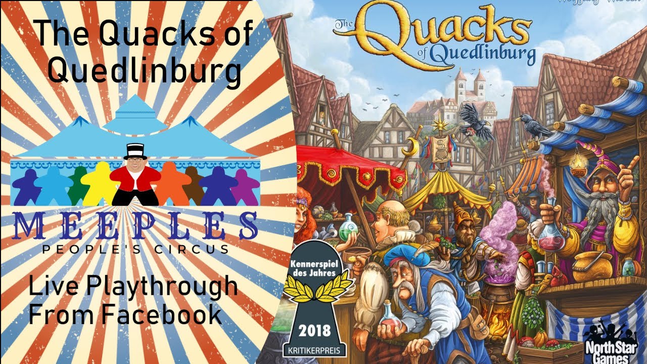The Quacks of Quedlinburg Live playthrough from Facebook