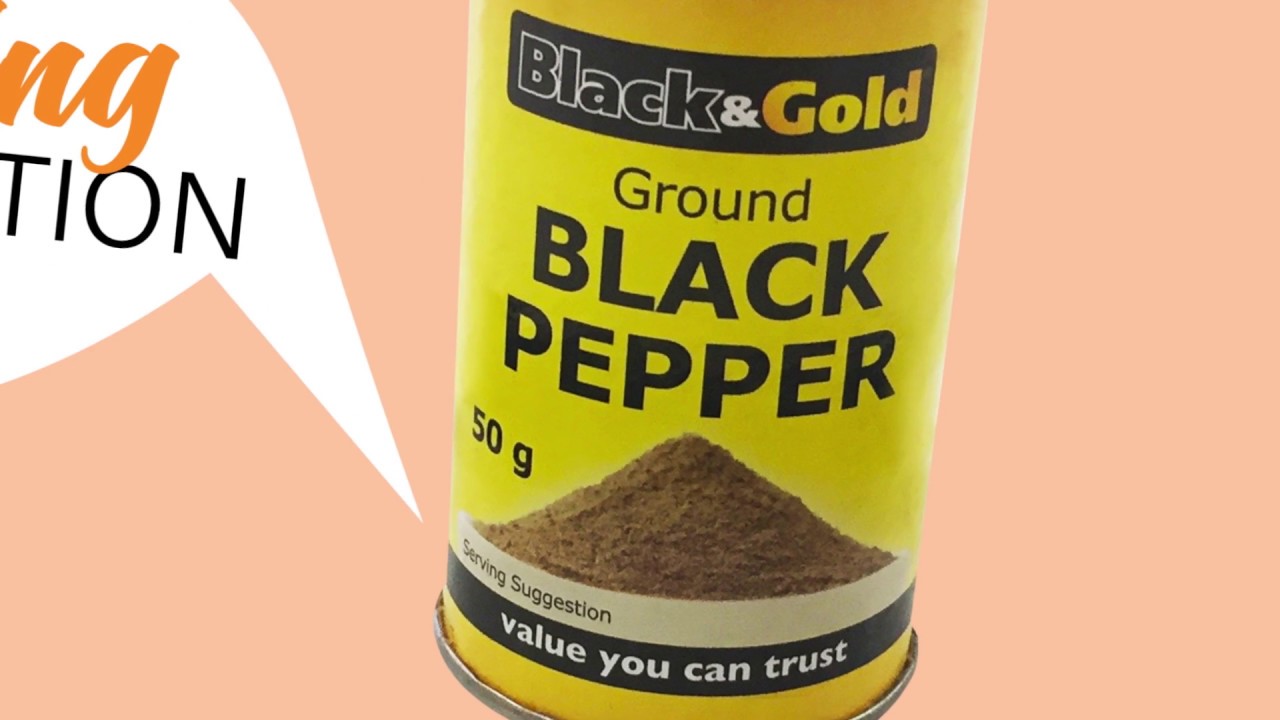 Serving Suggestion: Black Pepper