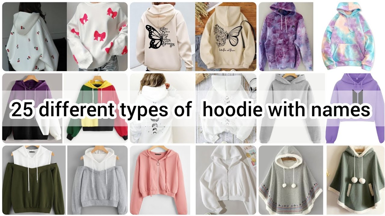 25 different types of hoodie with names  Winter l Fashion Must Try ❄️ #HoodieForGirls#WinterLook