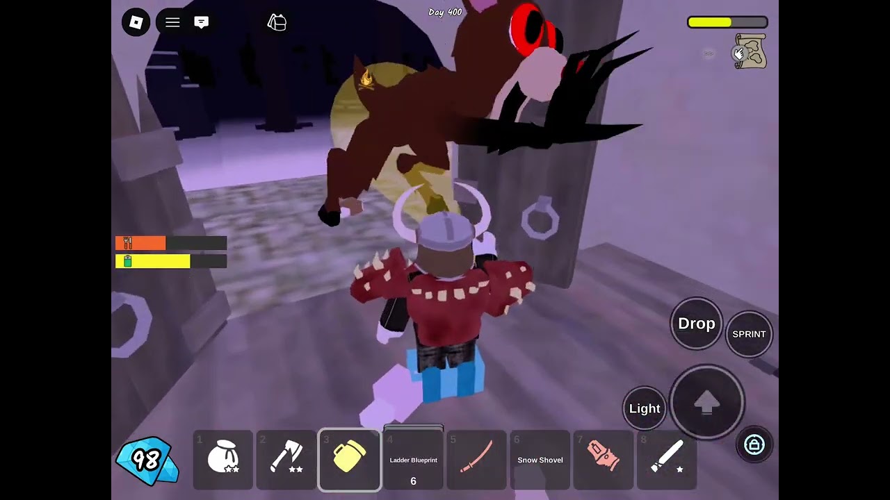 Roblox 99 nights quick run level5 (secret) 99夜快速通關！無敵不死身，秘技大法 !