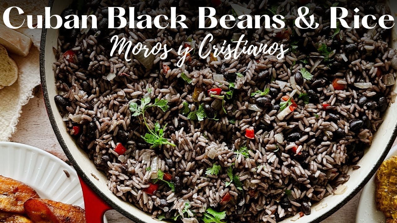 Moros y Cristianos - Cuban Black Beans and Rice