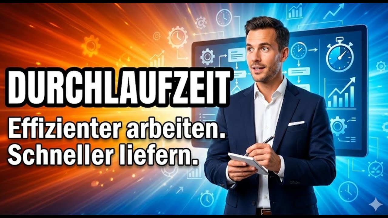Warum Prozesse ewig dauern (und wie du das &auml;nderst!) - Durchlaufzeit (DLZ) einfach erkl&auml;rt