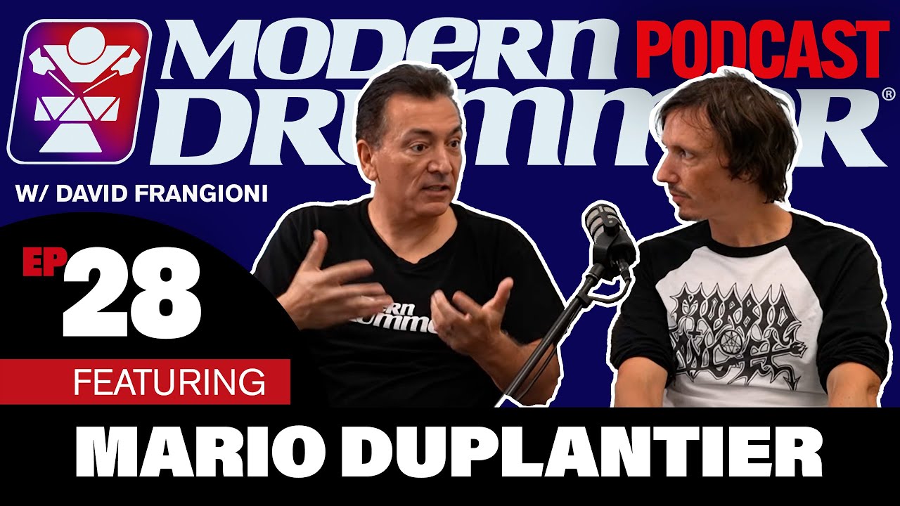 Марио Дюплантье - Gojira - Подкаст Modern Drummer с Дэвидом Франджиони # 28