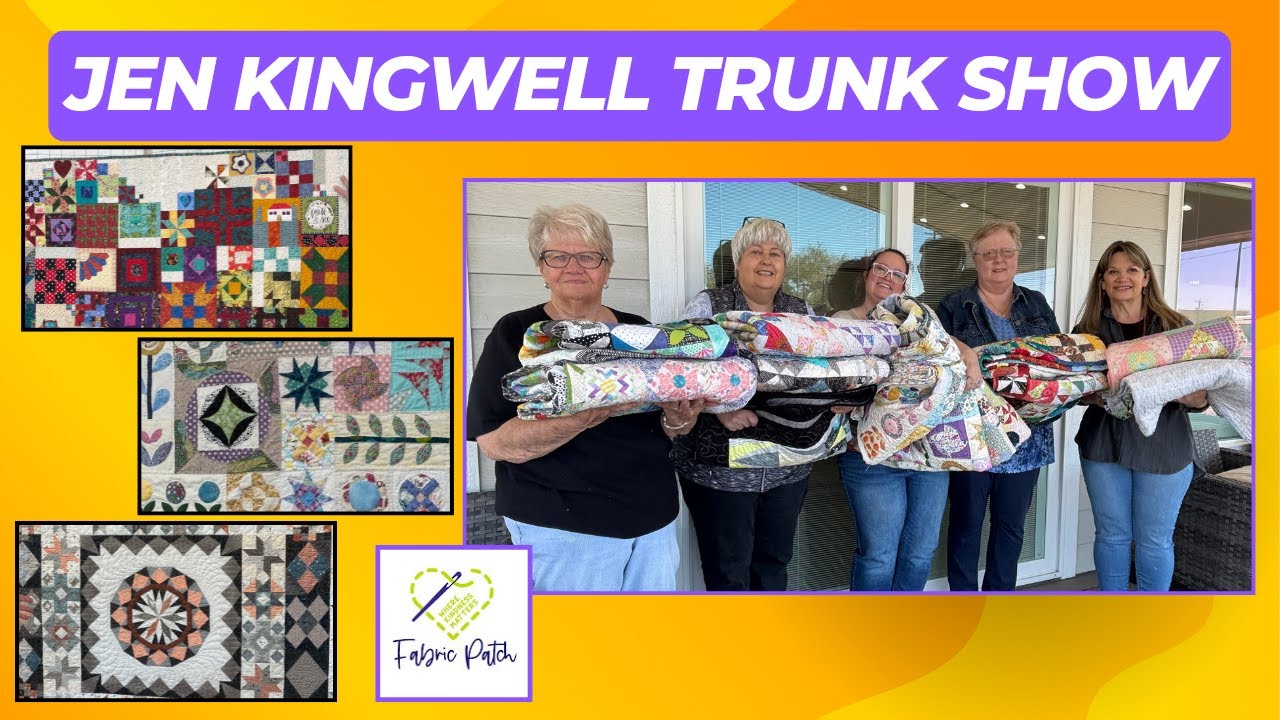 Jen Kingwell show -n- tell from our local quilters!!!