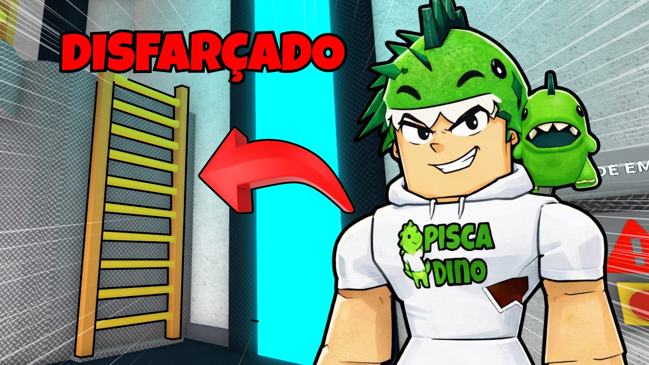 🤣 Eu me TRANSFORMEI em uma ESCADA pra TROLAR OS BOBÃO