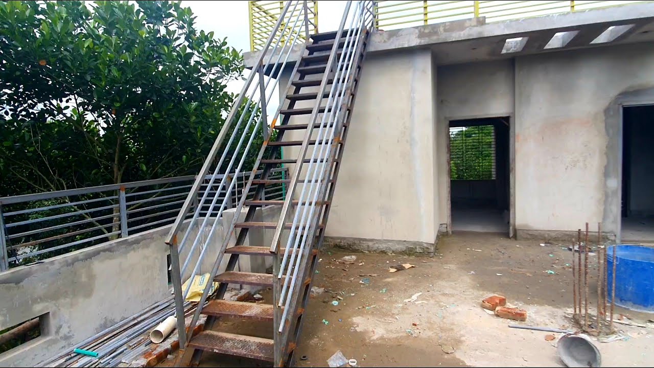১ তালার জন্যে স্টিল বা লোহা দিয়ে  একটি সিরি তৈরি করতে কত টাকা খরচ আসে দেখুন বিস্তারিত