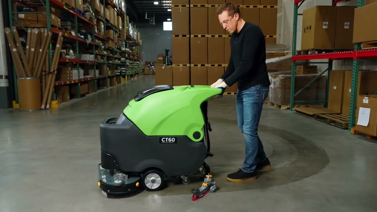 CT60 Walk-Behind Floor Scrubber | Setup and Operation Video | IPC by Tennant Company