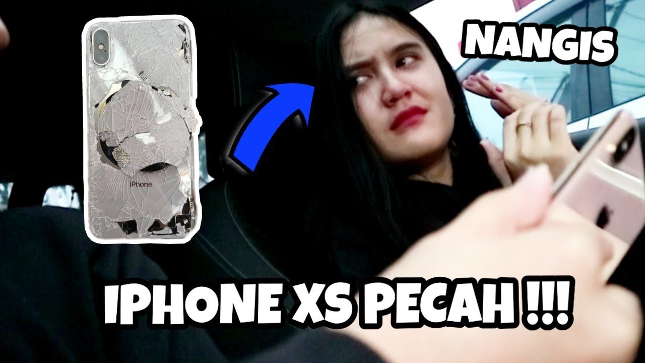 PRANK PACAR !! BARU 2 HARI BELI IPHONE XS LANGSUNG AKU JATUHIN SAMPE NANGIS - Prank