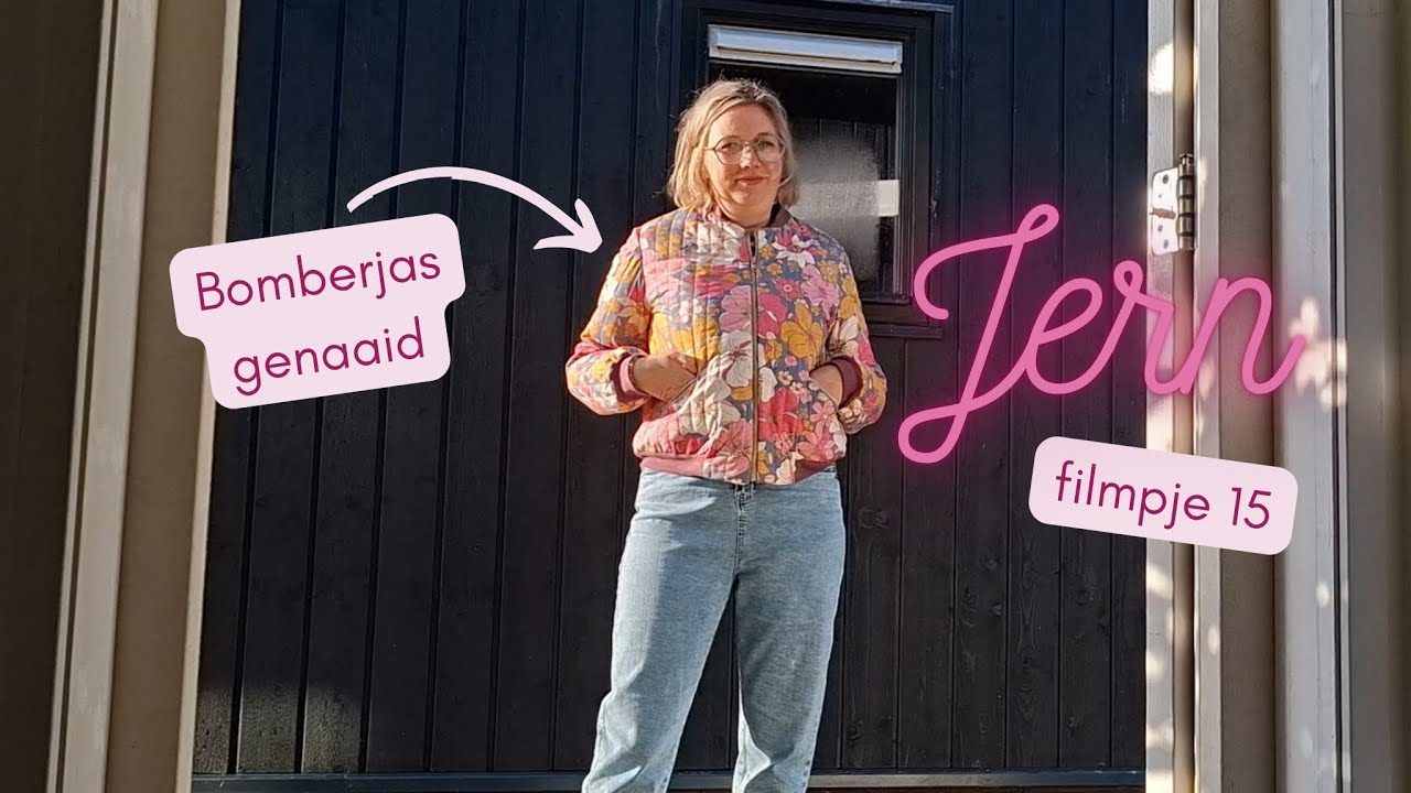 Jern filmpje 15: Bomberjack afgemaakt, Vesper sweater en schattige poppenkleertjes genaaid.