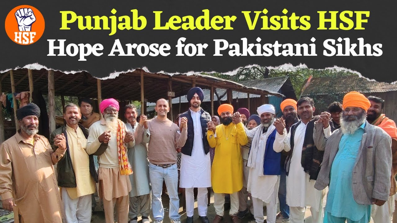 Punjab Youth Leader Visits HSF | New Hope for Pakistani Sikh Refugees | Delhi