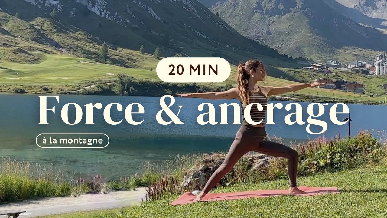 Yoga flow 20 min | Force et ancrage de la montagne 🏔️