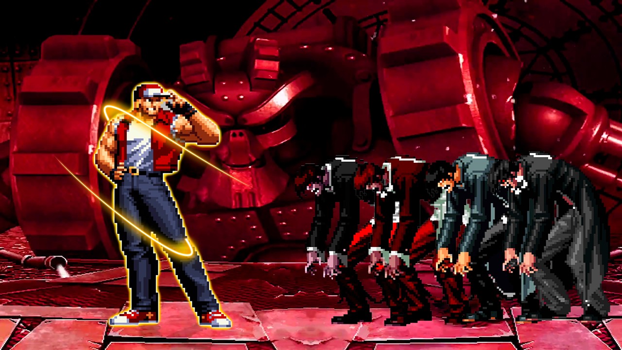 [KOF Mugen] Terry Bogard Team vs Orochi Iori Team