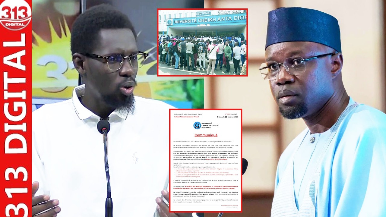 Après la décision de l’état, les étudiants répliquent : Daouda Djigal crash ses dures vérités