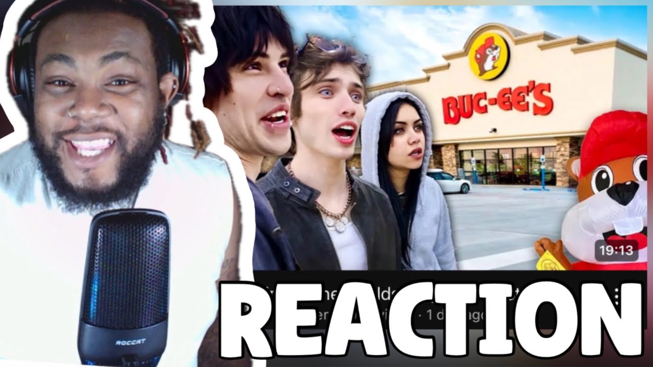 Jake Webber, Carrington, & TaraYummy Go To The Worlds Largest Gas Station! | REACTION