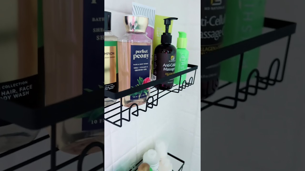 Boost Your Shower Game with These Organizing Baskets #organize #shelf #bathroom