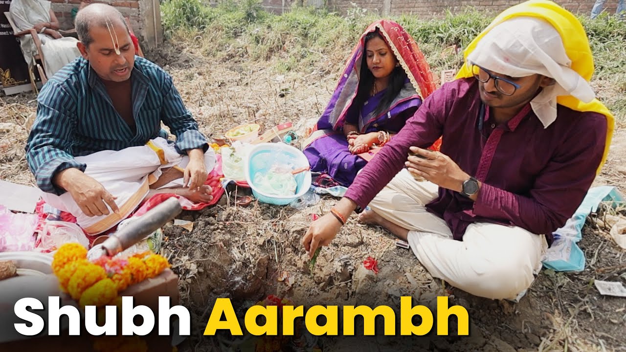 Starting with Blessings | Bhumi Pujan for Our Dream Project🏡| Best Tech-Enabled Construction Company