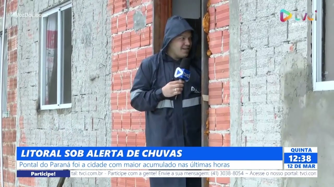 LITORAL SOB ALERTA DE CHUVAS