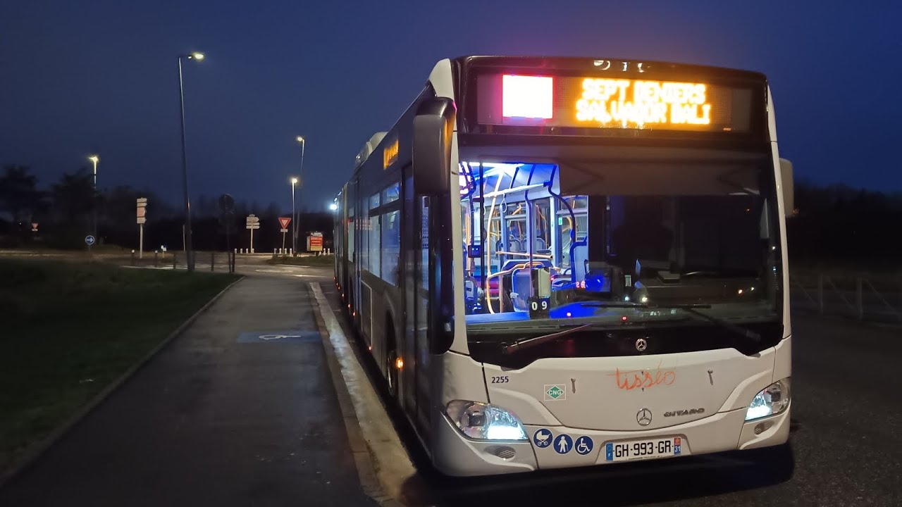 TISSÉO TRAJET 📹CAB RIDE SUR LA LIGNE LINEO L1🟧JUSQU'À SEPT DENIER SALVADOR EN CITARO GC2 NGT N°2255