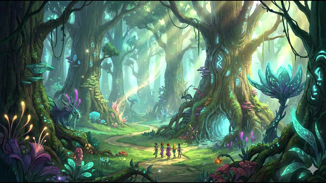 Witch Forest Ambience 🌙 Medieval Fantasy Music for Relaxing & Studying (1 Hour)