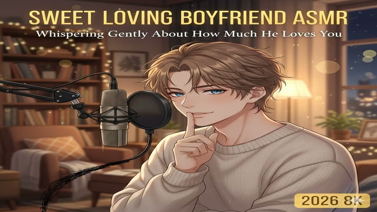 Sweet loving boyfriend ASMR whispering gently about how much he loves you 2026 8K