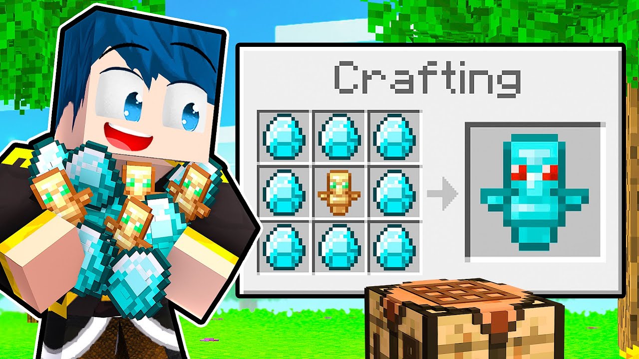 CREO I TOTEM INVINCIBILI PERSONALIZZATI DI MINECRAFT!