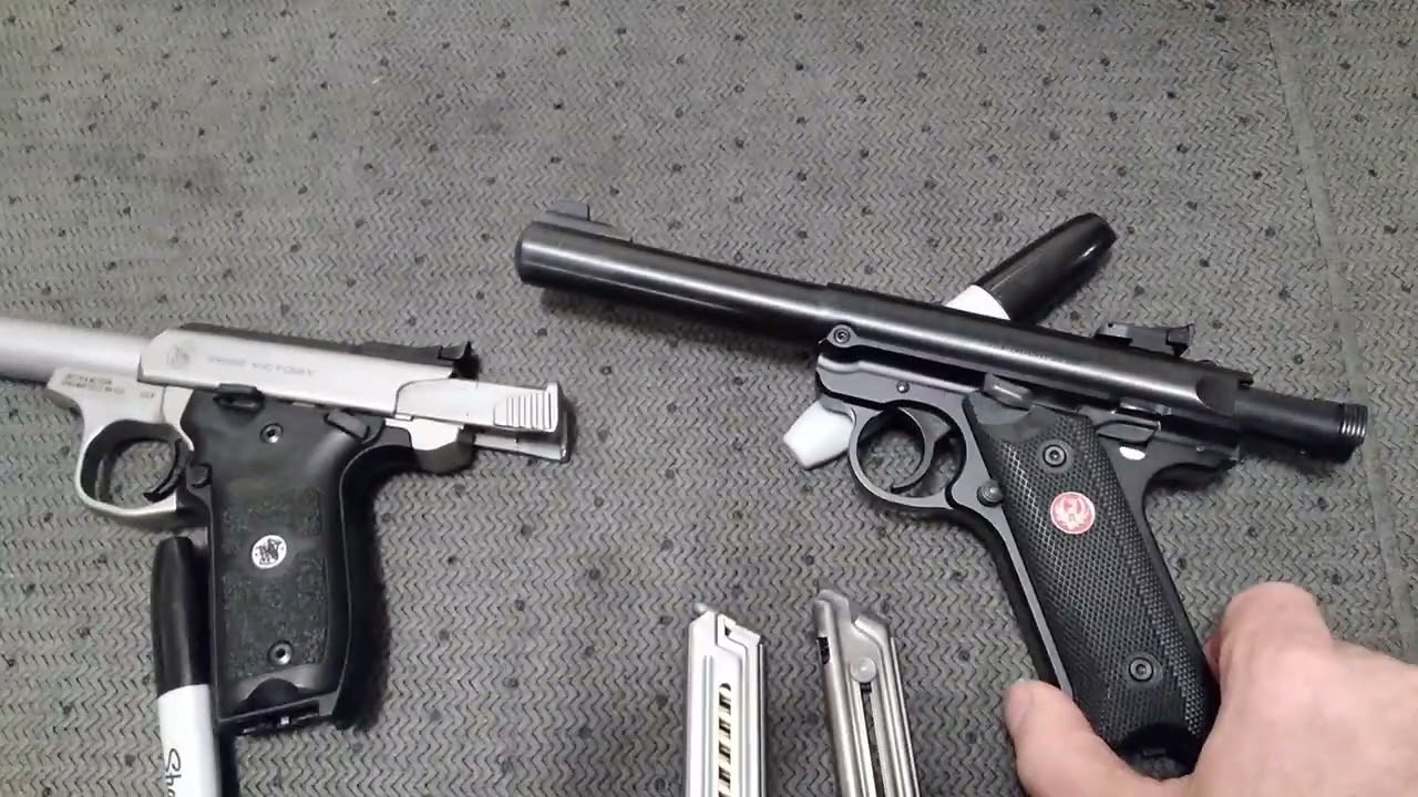 Ruger Mk4 vs Smith and Wesson victory