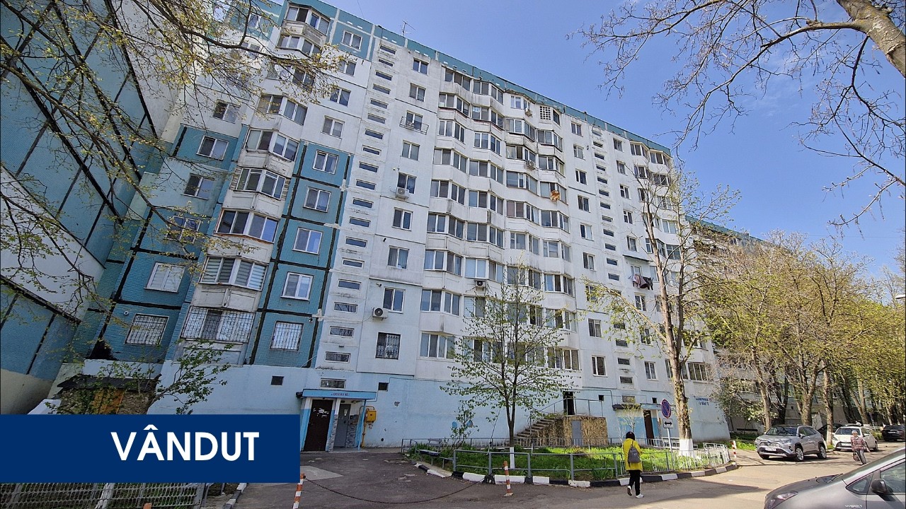 Apartament cu 3 camere separate și 2 balcoane