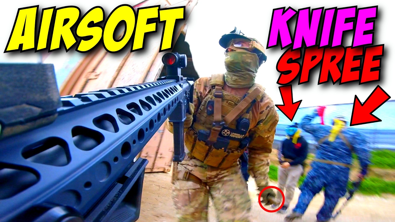 Player KICKED OUT of Airsoft Game - SC Village Knife Rampage